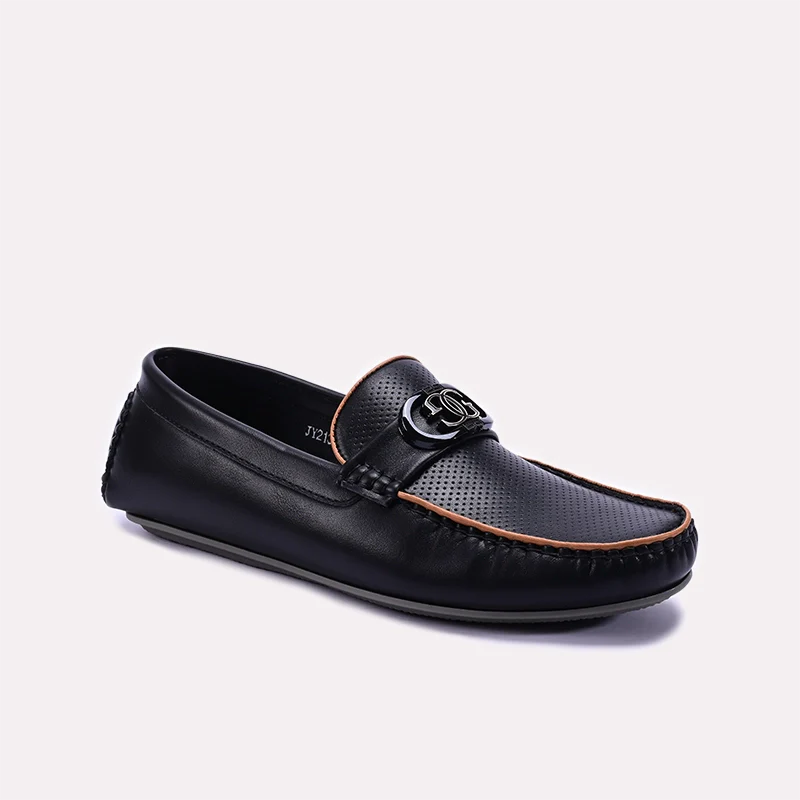 Black Loafer Shoes (6-39)